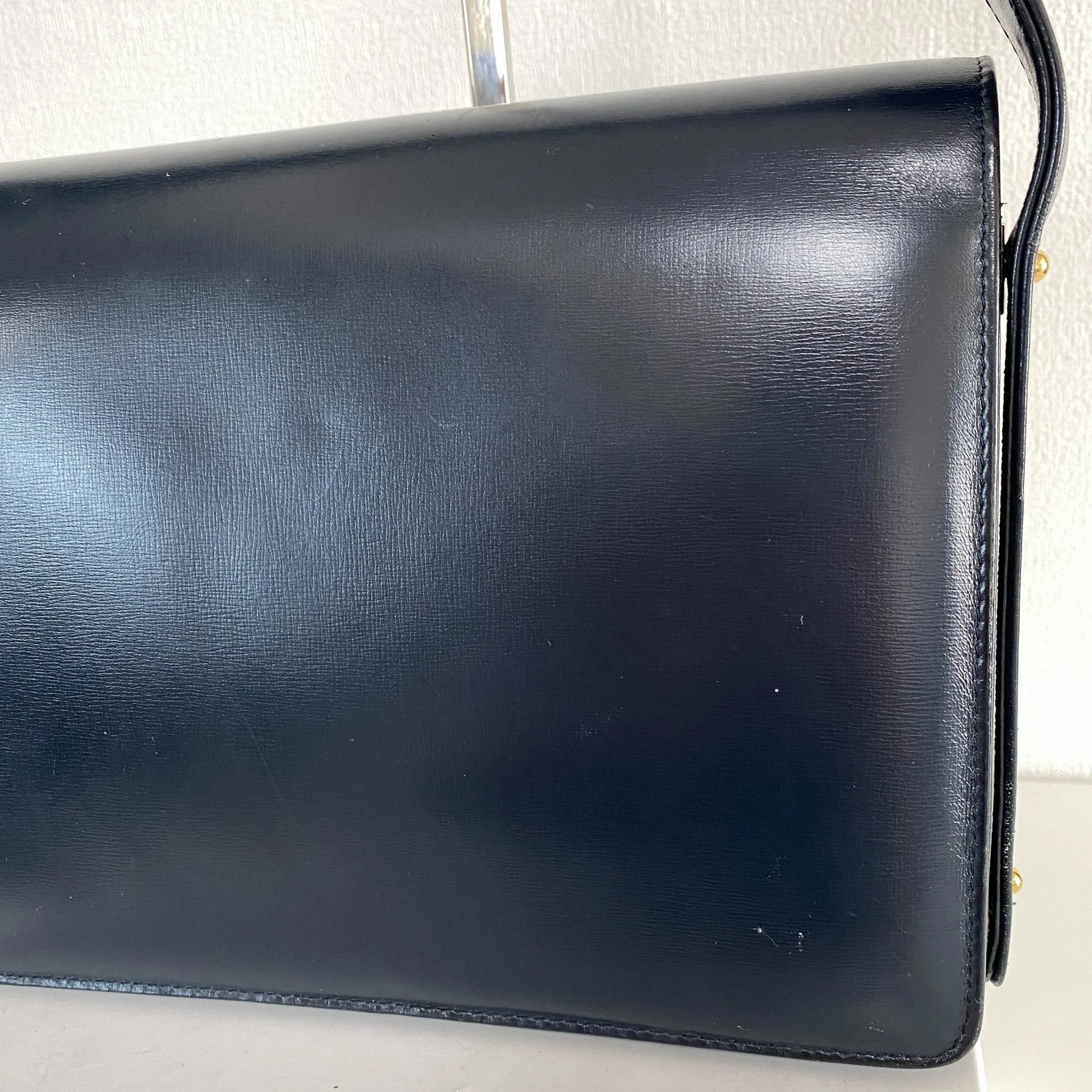 Horse Carriage  Gold Hardware Vintage Shoulder Bag