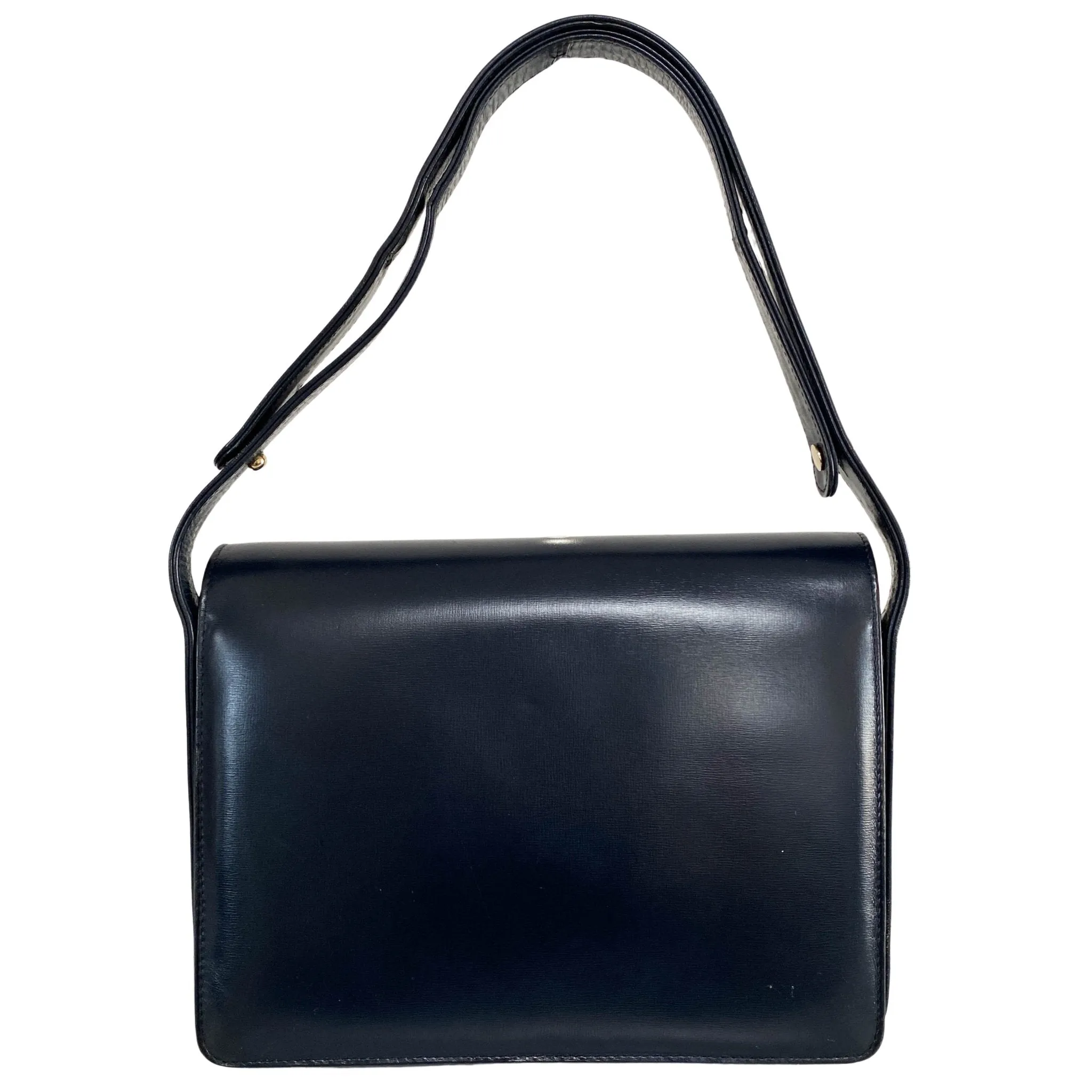 Horse Carriage  Gold Hardware Vintage Shoulder Bag