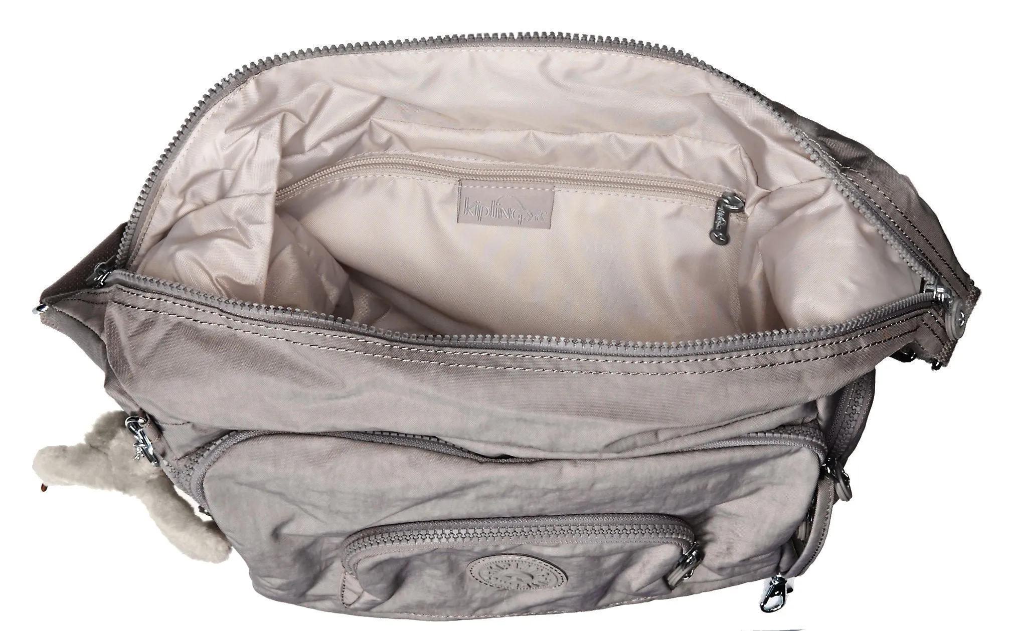 Kipling Women's Erica Solid Crossbody Bag, slate grey t, One Size