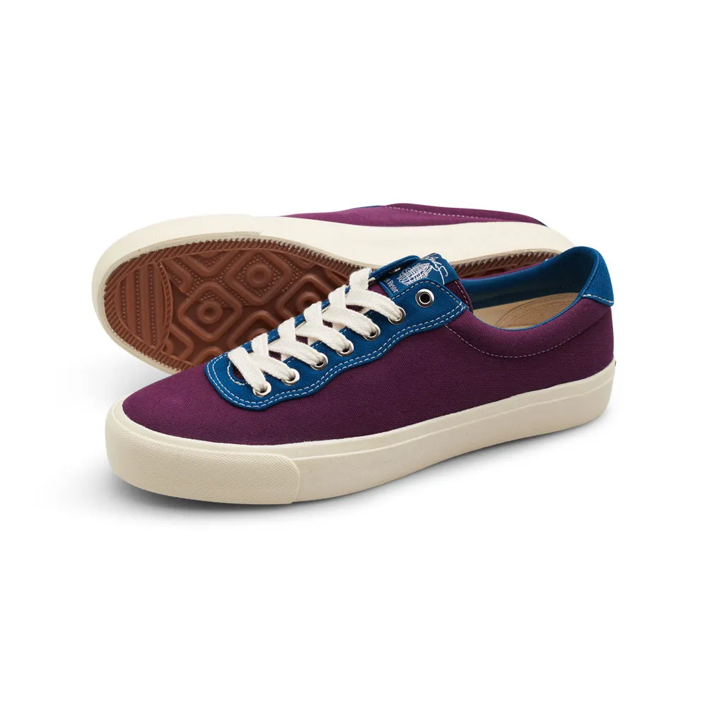 Last Resort X Julian Smith 'VM001 Canvas Lo' Skate Shoes (Plum / Dirty Blue)