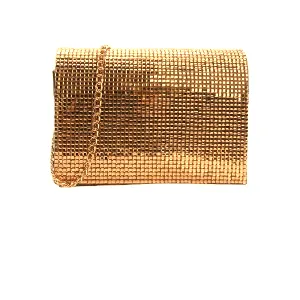 Lav-ish EBFISHER Bling Bronze SEQUIN Evening Bag Clutch