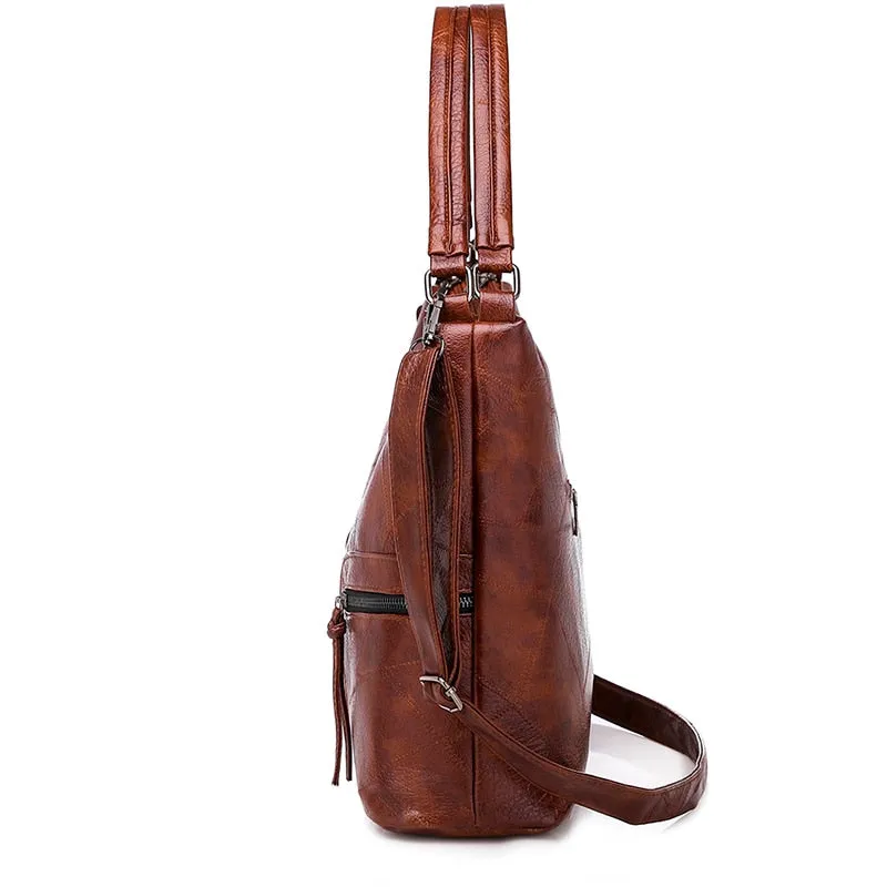 Leather designer luxury Large Capacity handbag for women Beautiful