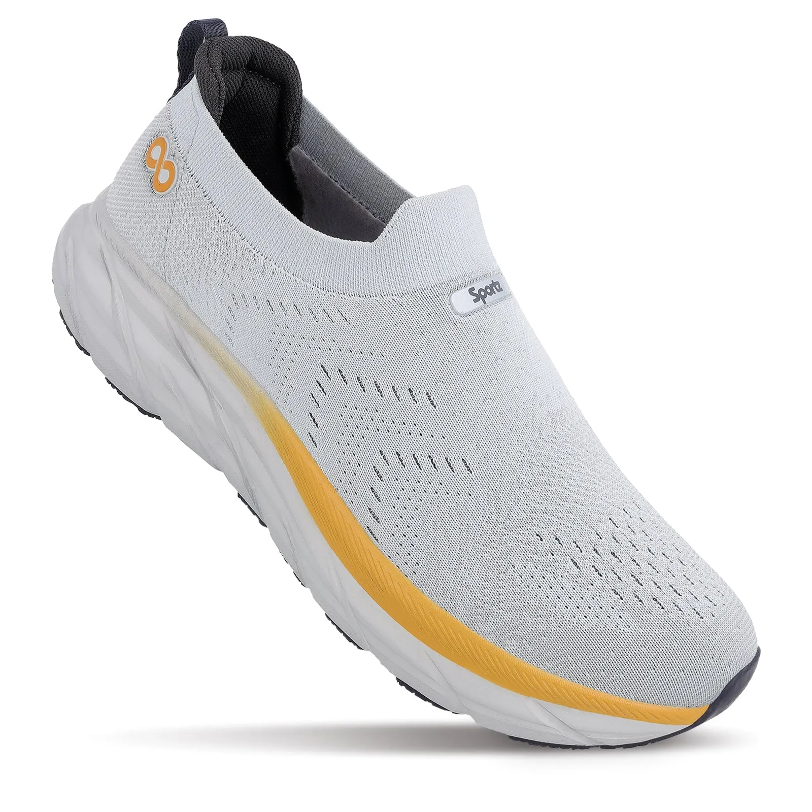 LOBER Men's Slip-on Walking Shoe - WS9139 Light Grey