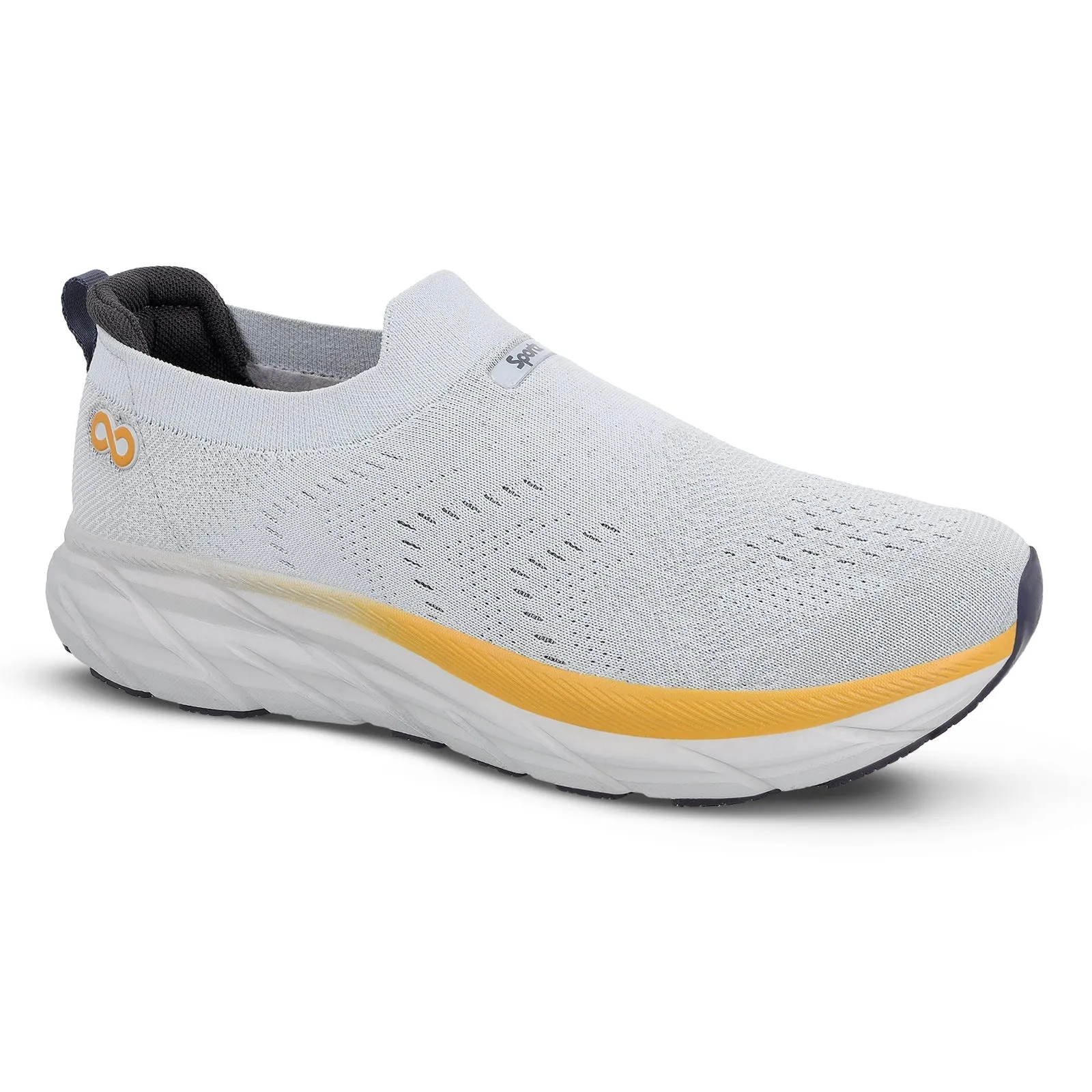 LOBER Men's Slip-on Walking Shoe - WS9139 Light Grey