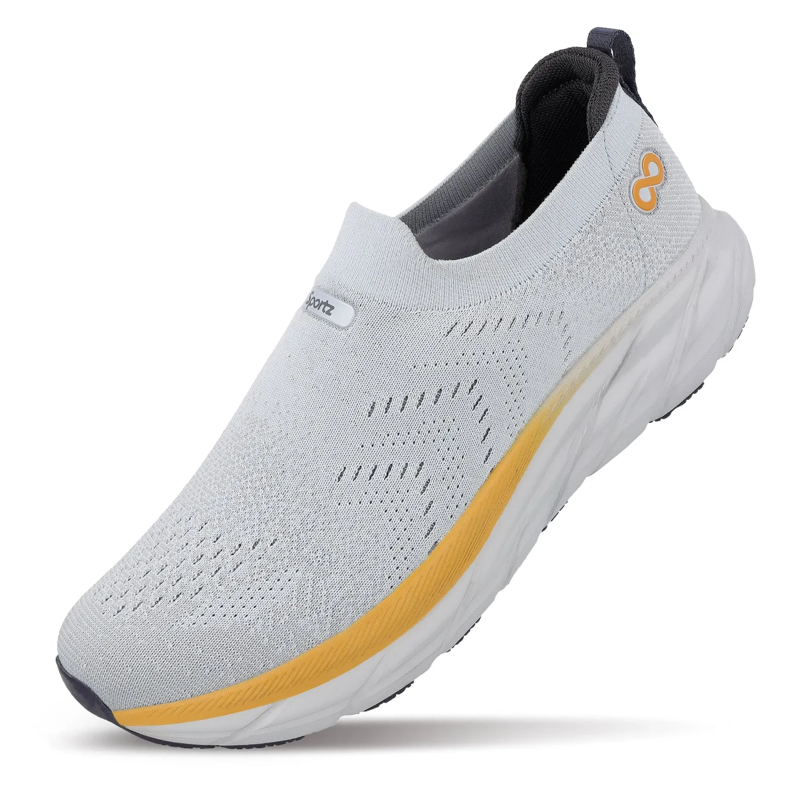 LOBER Men's Slip-on Walking Shoe - WS9139 Light Grey