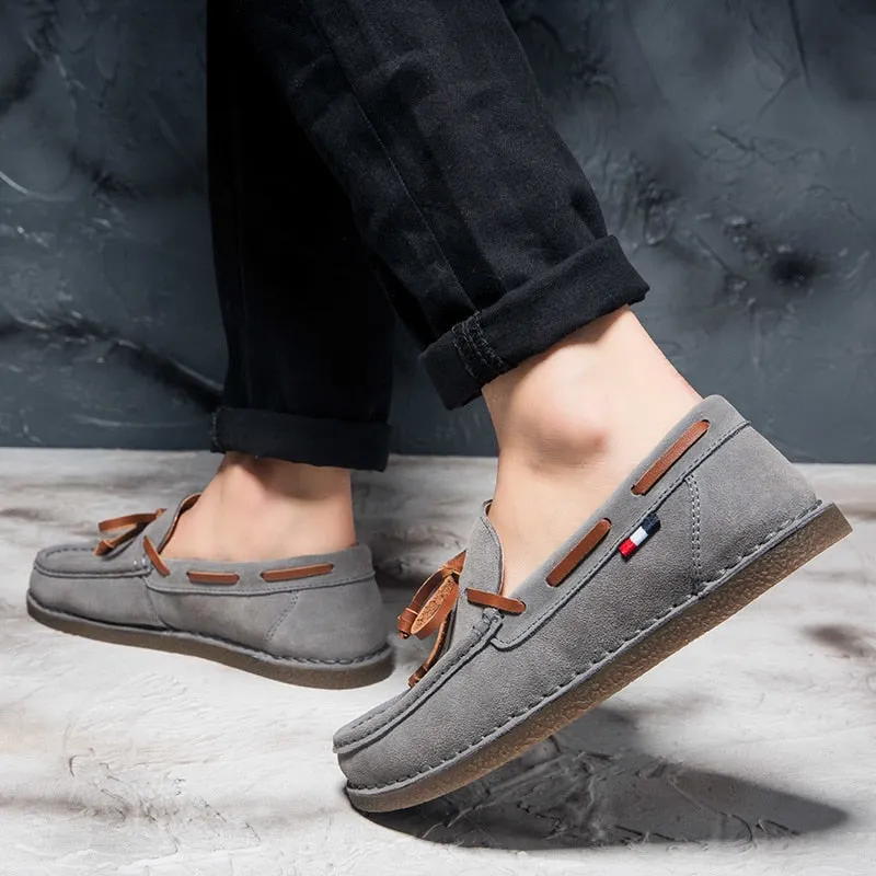 Luxury Genuine Leather Boat Shoes - 3 Colors