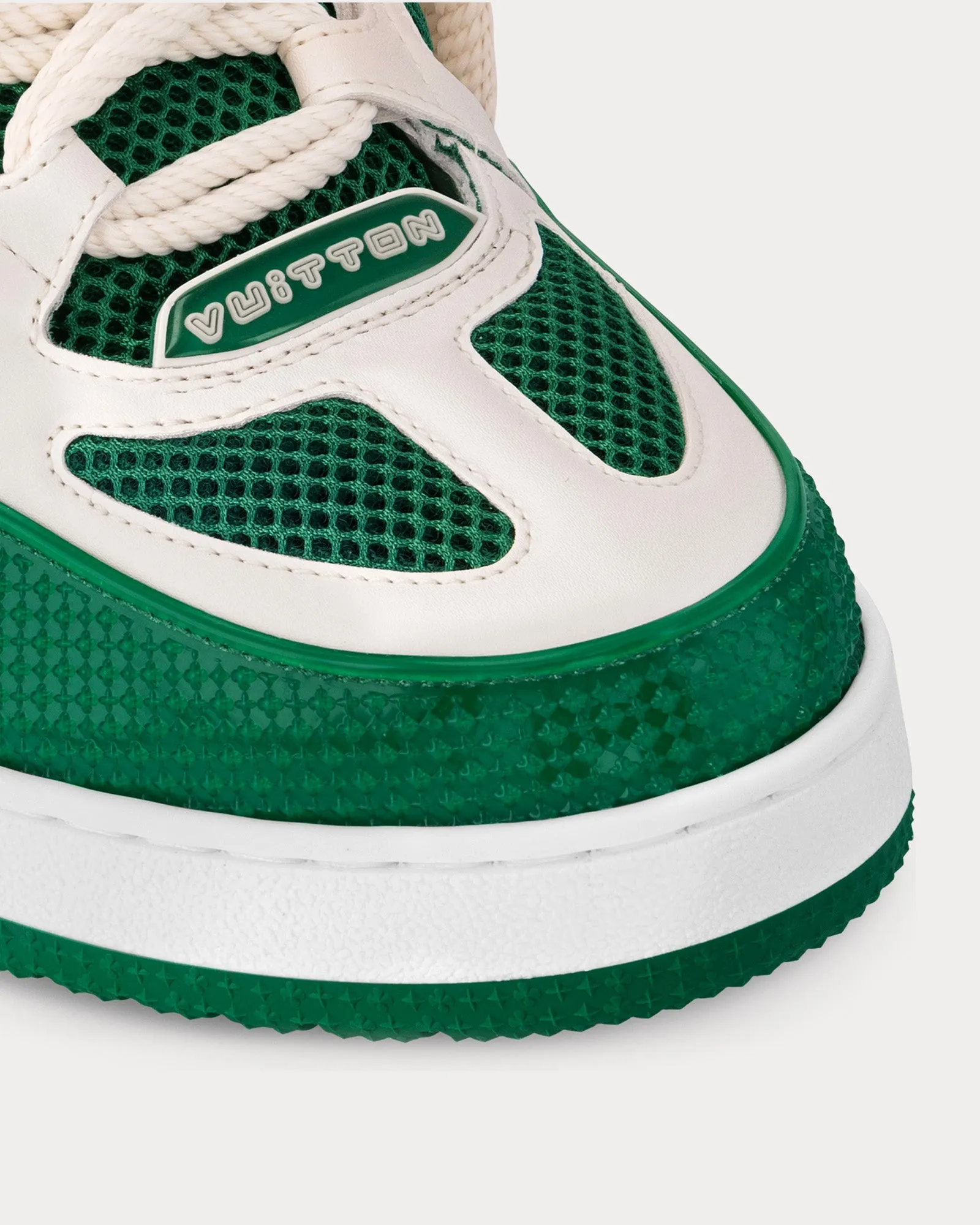 LV Skate Leather Green Low Top Sneakers