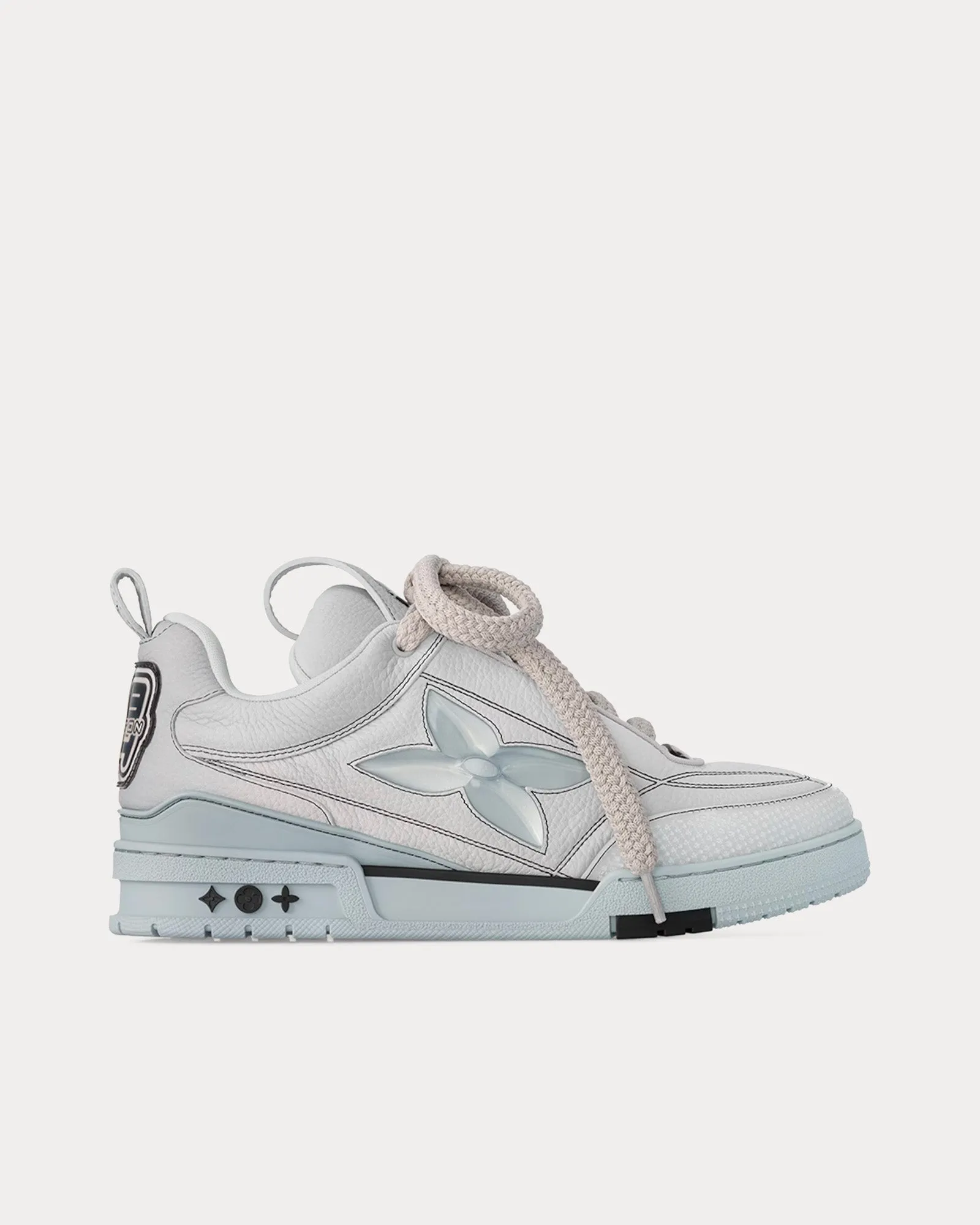 LV Skate Leather Grey Low Top Sneakers