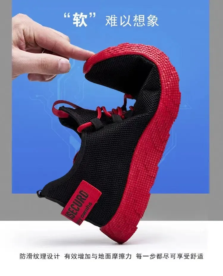 Male's sneakers casual lightweight mesh sports shoes summer men's outdoor soft sole Breathable comfort fashion tide running shoe
