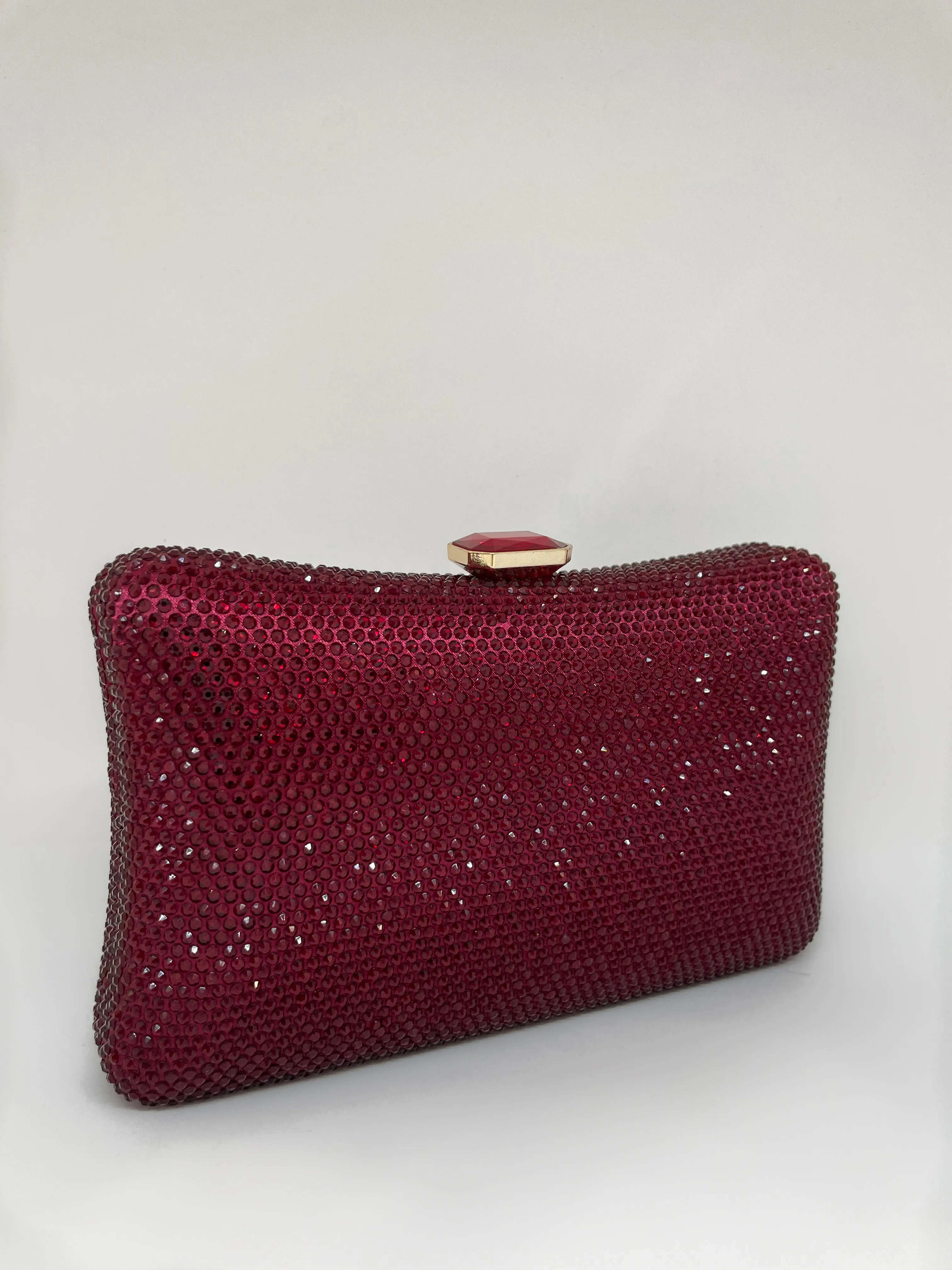 Matila Clutch Bag - Wine