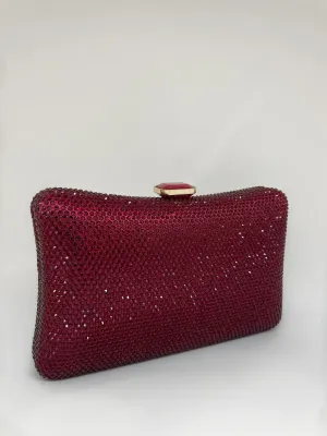 Matila Clutch Bag - Wine