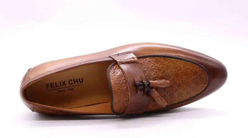 Men's Genuine Leather Luxury Italian Tassel Loafers Shoes