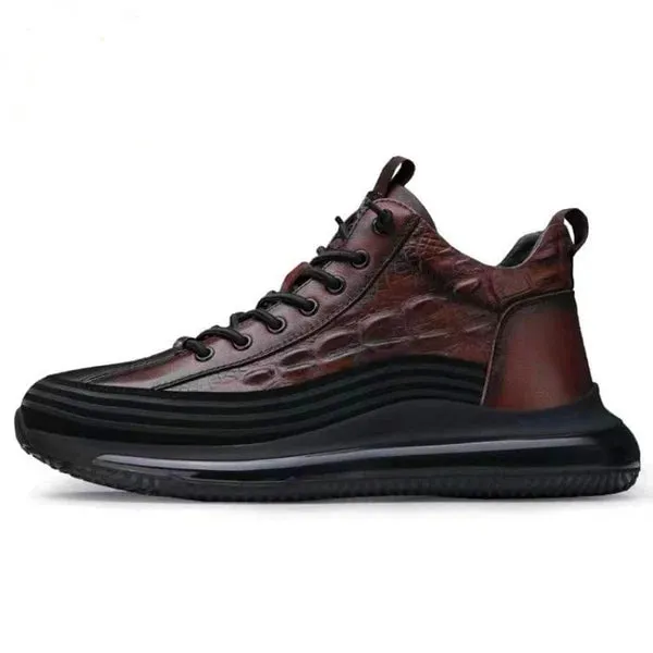 Men's Leather Air Cushion Sneakers