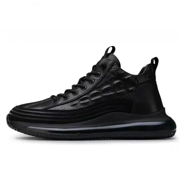 Men's Leather Air Cushion Sneakers