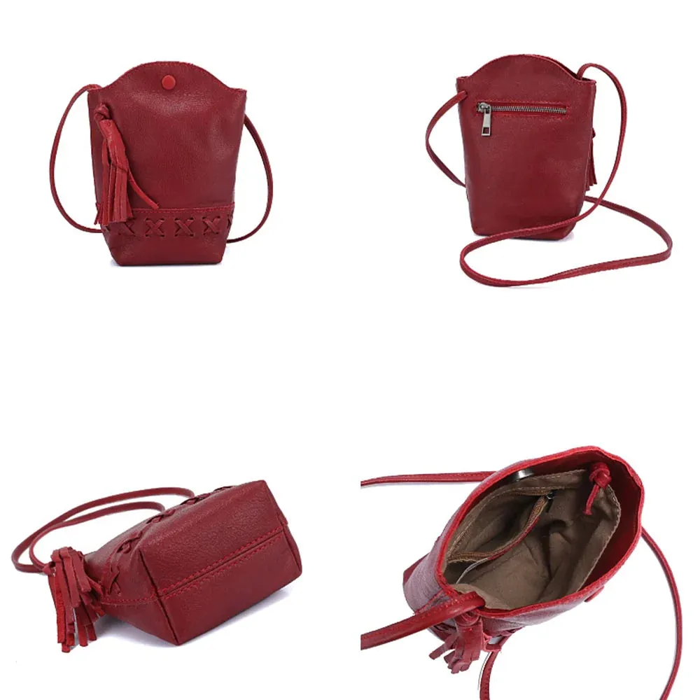 Mugrs™ tassel mobile phone bag crossbody bag