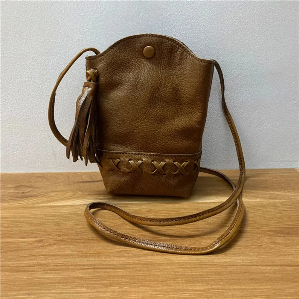 Mugrs™ tassel mobile phone bag crossbody bag