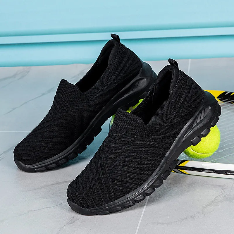 Nanccy Breathable Comfortable Mesh Oversized Soft Sole Walking Shoes