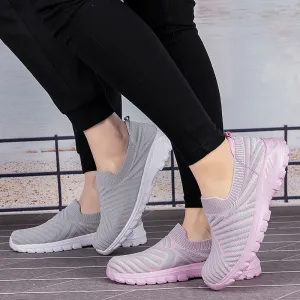 Nanccy Breathable Comfortable Mesh Oversized Soft Sole Walking Shoes