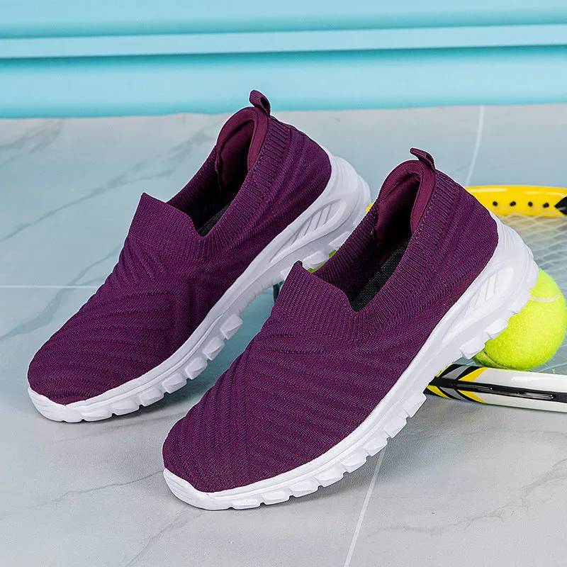 Nanccy Breathable Comfortable Mesh Oversized Soft Sole Walking Shoes