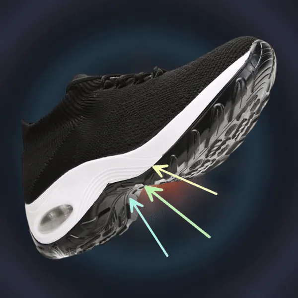 Nanccy Lace Up Walking Running Shoes Platform Sneakers