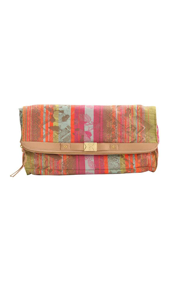 NEON JACQUARD BANKERS CLUTCH