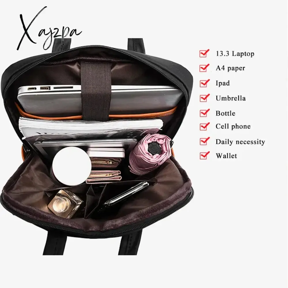 NEW Waterproof Women Backpack Fashion Oxford Student School Backpacks 14 Inch Laptop Bag Casual Travel Rucksack Mochilas