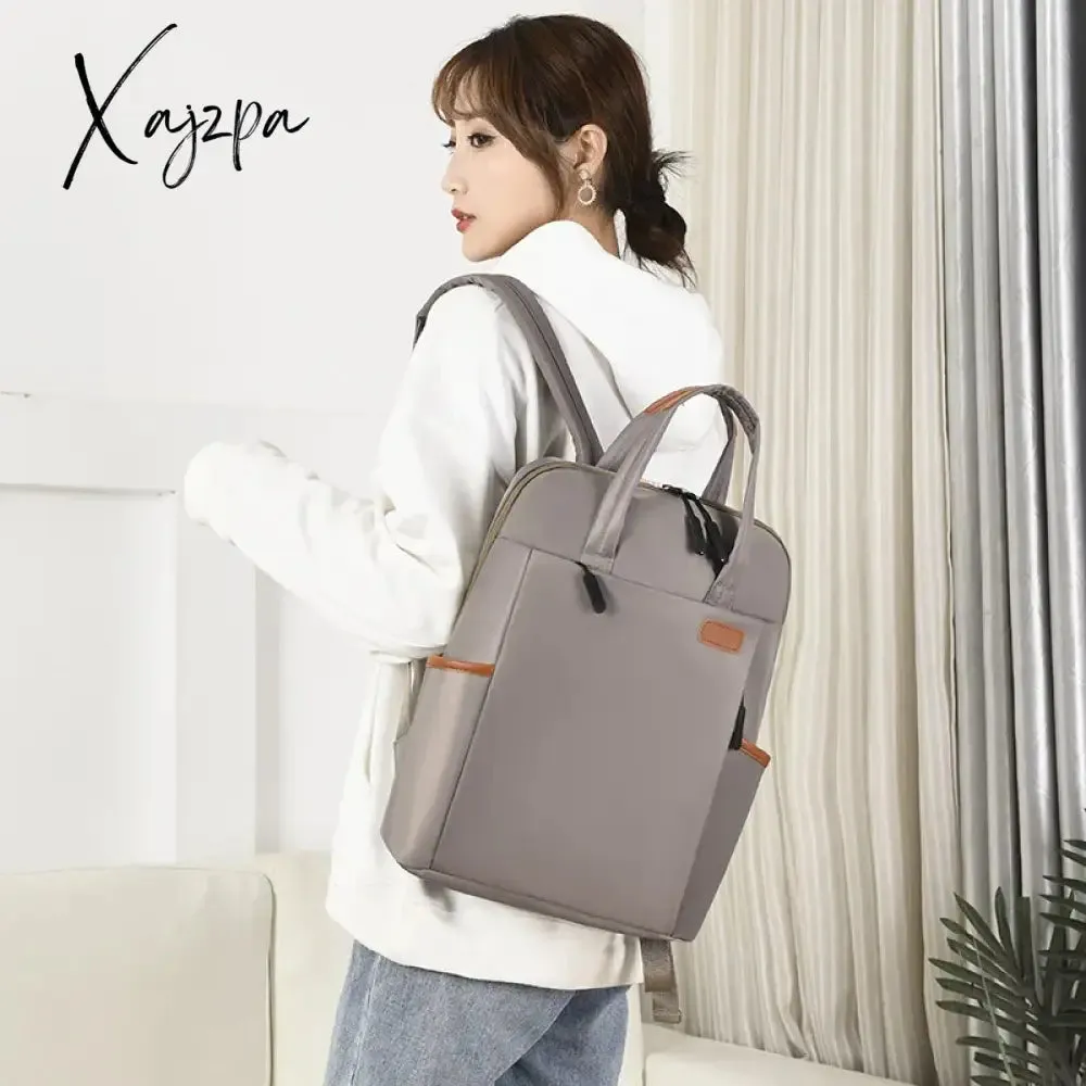 NEW Waterproof Women Backpack Fashion Oxford Student School Backpacks 14 Inch Laptop Bag Casual Travel Rucksack Mochilas