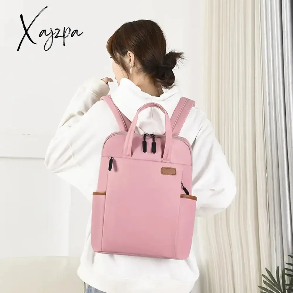 NEW Waterproof Women Backpack Fashion Oxford Student School Backpacks 14 Inch Laptop Bag Casual Travel Rucksack Mochilas