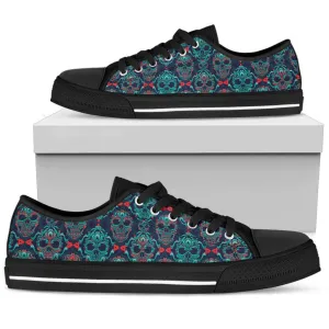 NP Skull Women's Low Top custom shoes