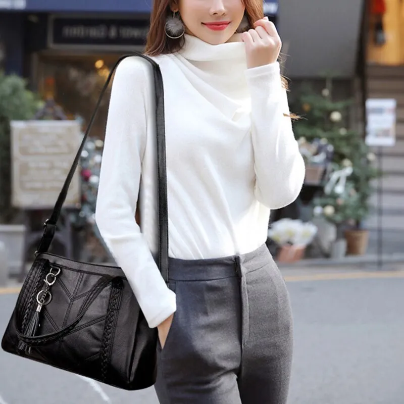 Over Shoulder Bags with Tassel