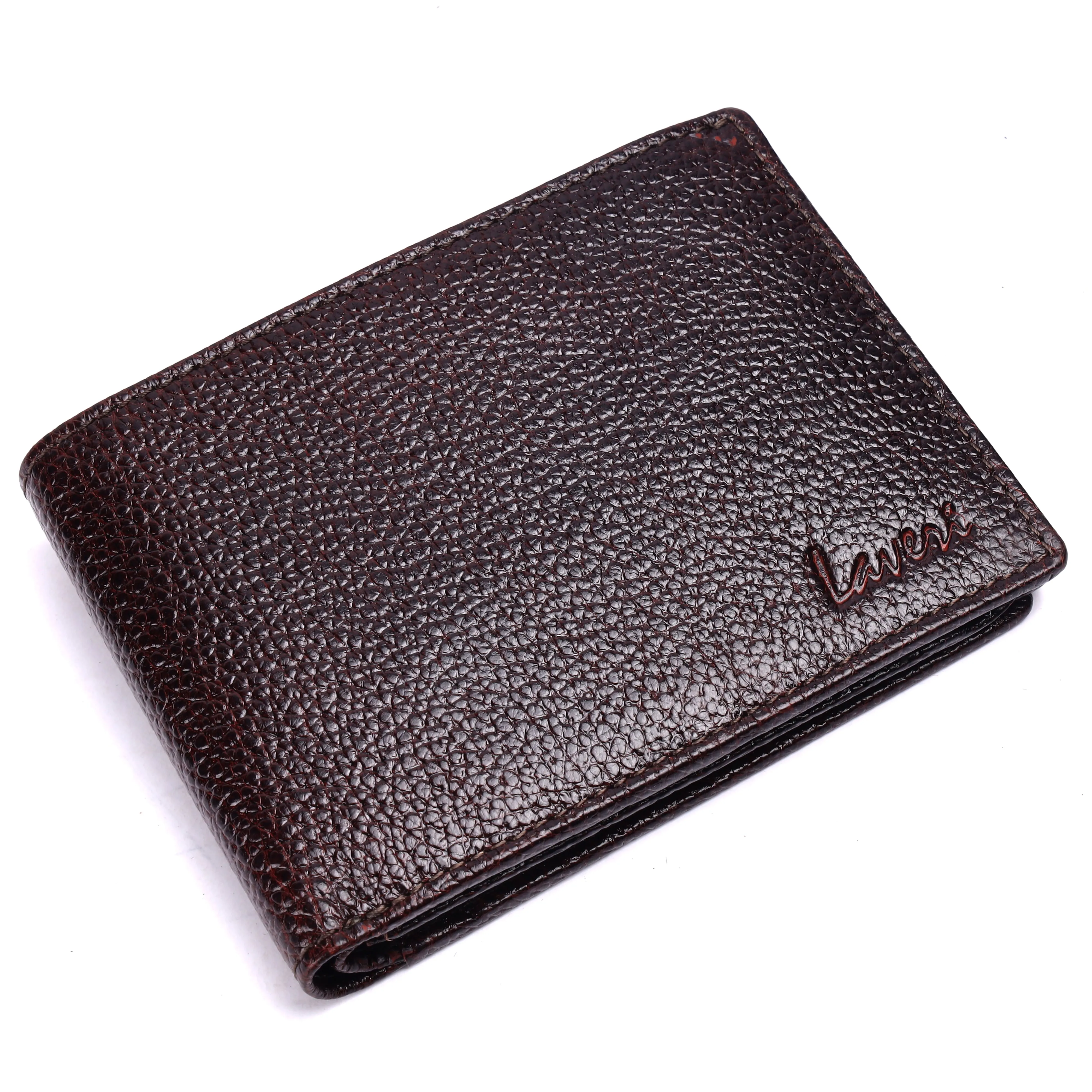 Pebble Texture 9 Card Billfold Coin Pocket Wallet #1074C
