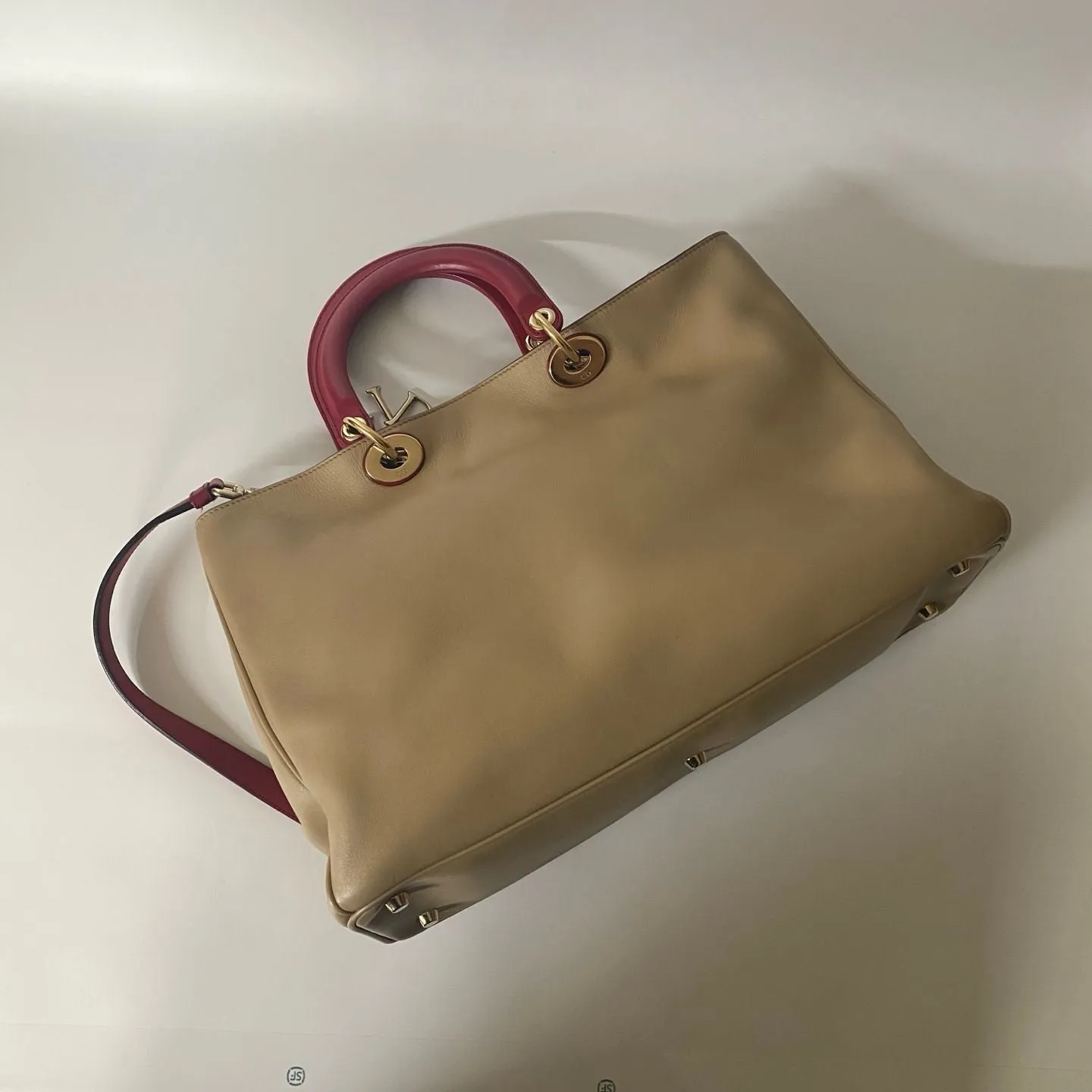 Preloved Christian Dior Diorissimo Tote Smooth Calfskin Large - NG102742