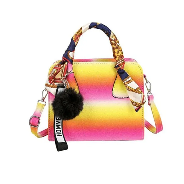 PRETTY BOUJEE SET - SLIDES/SHOE & BAG - MULTI COLOR