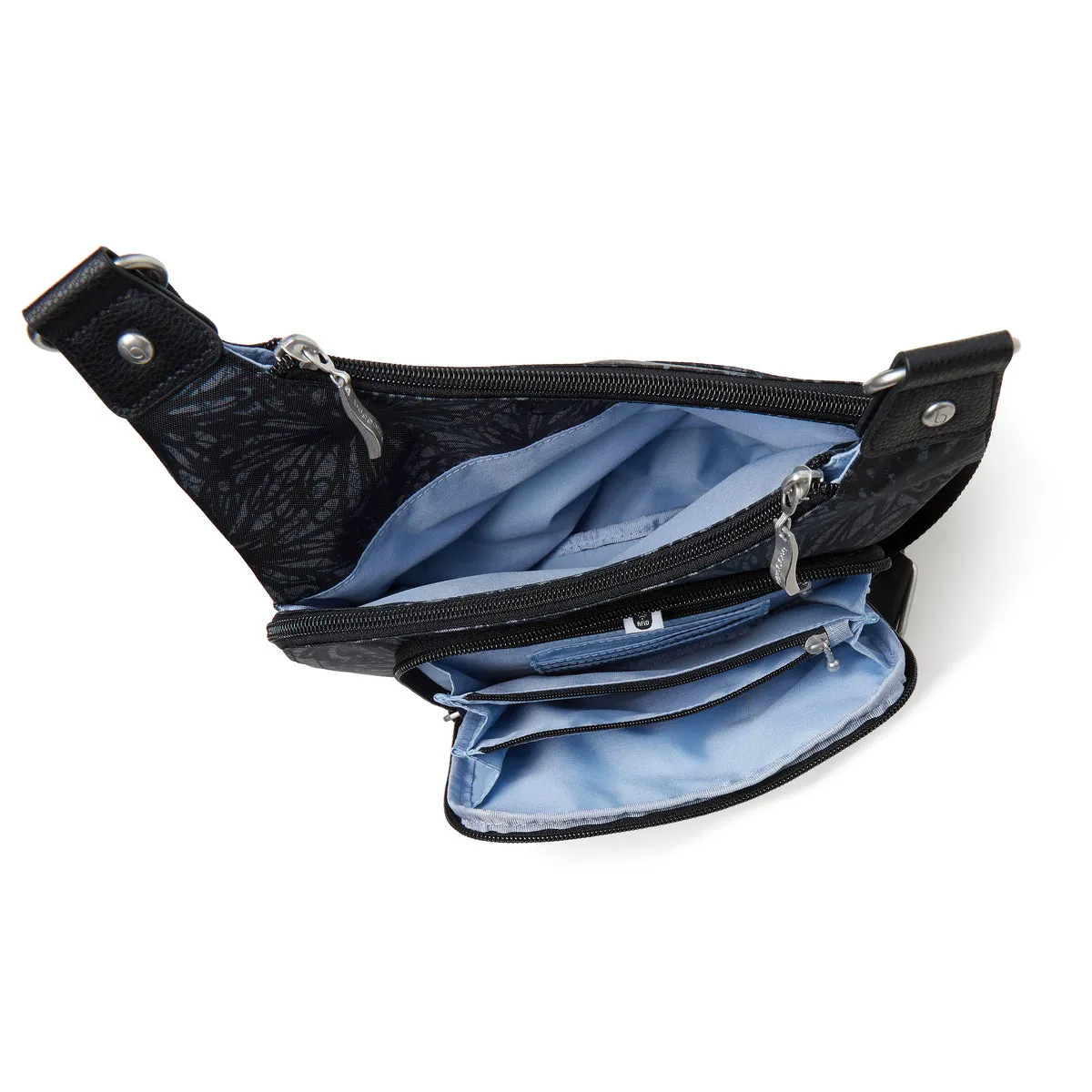RFID Cross City Bagg - Onyx Floral
