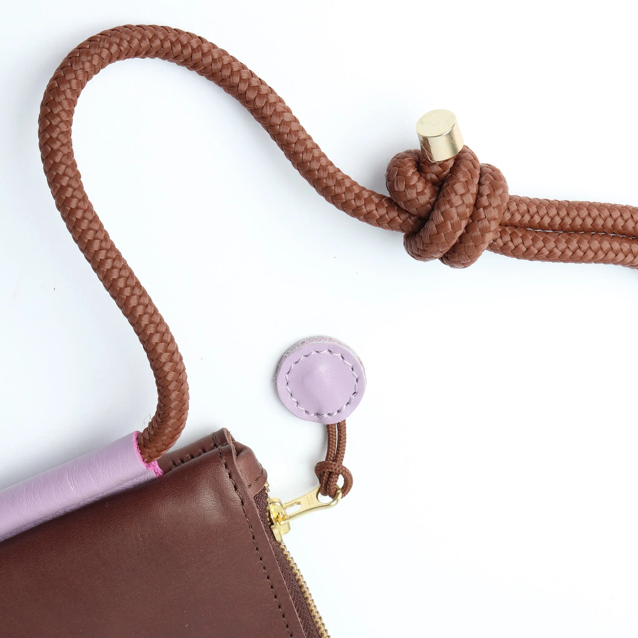 Selene Bag - Chocolate / Lilac