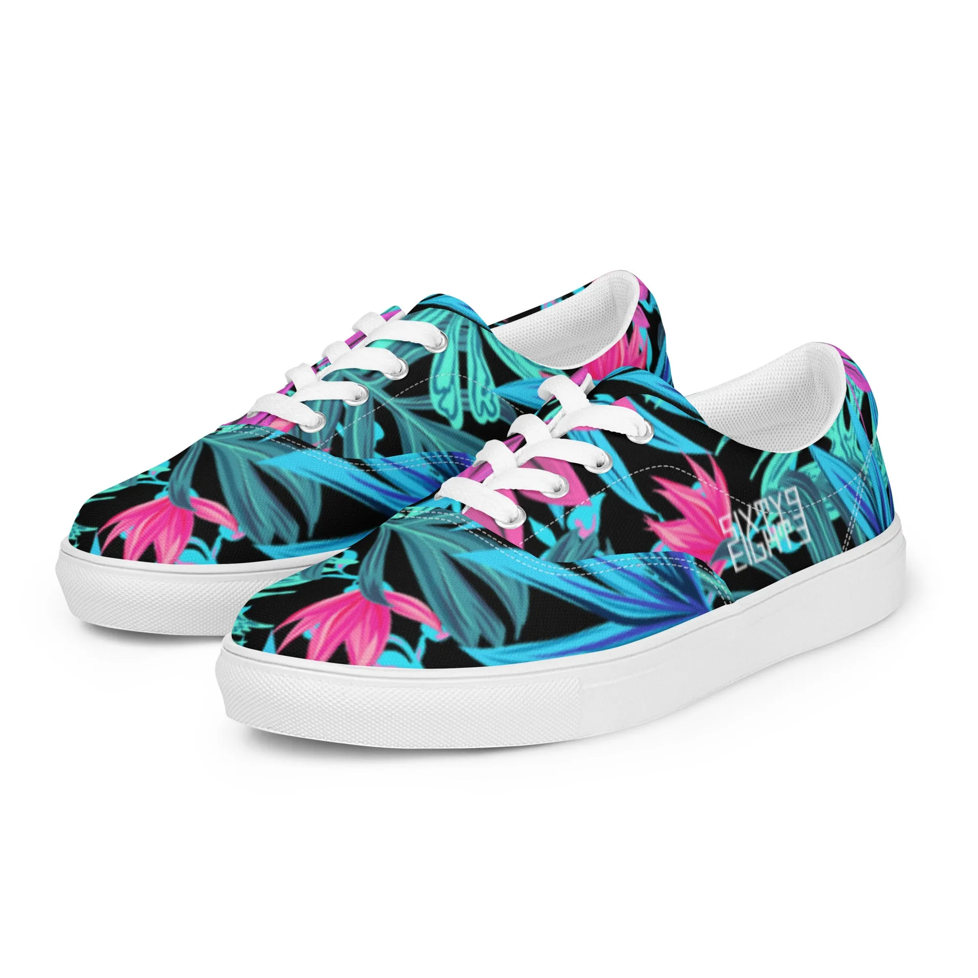 Sixty Eight 93 Logo White Tropical 1.0 Women's Low Top Shoes