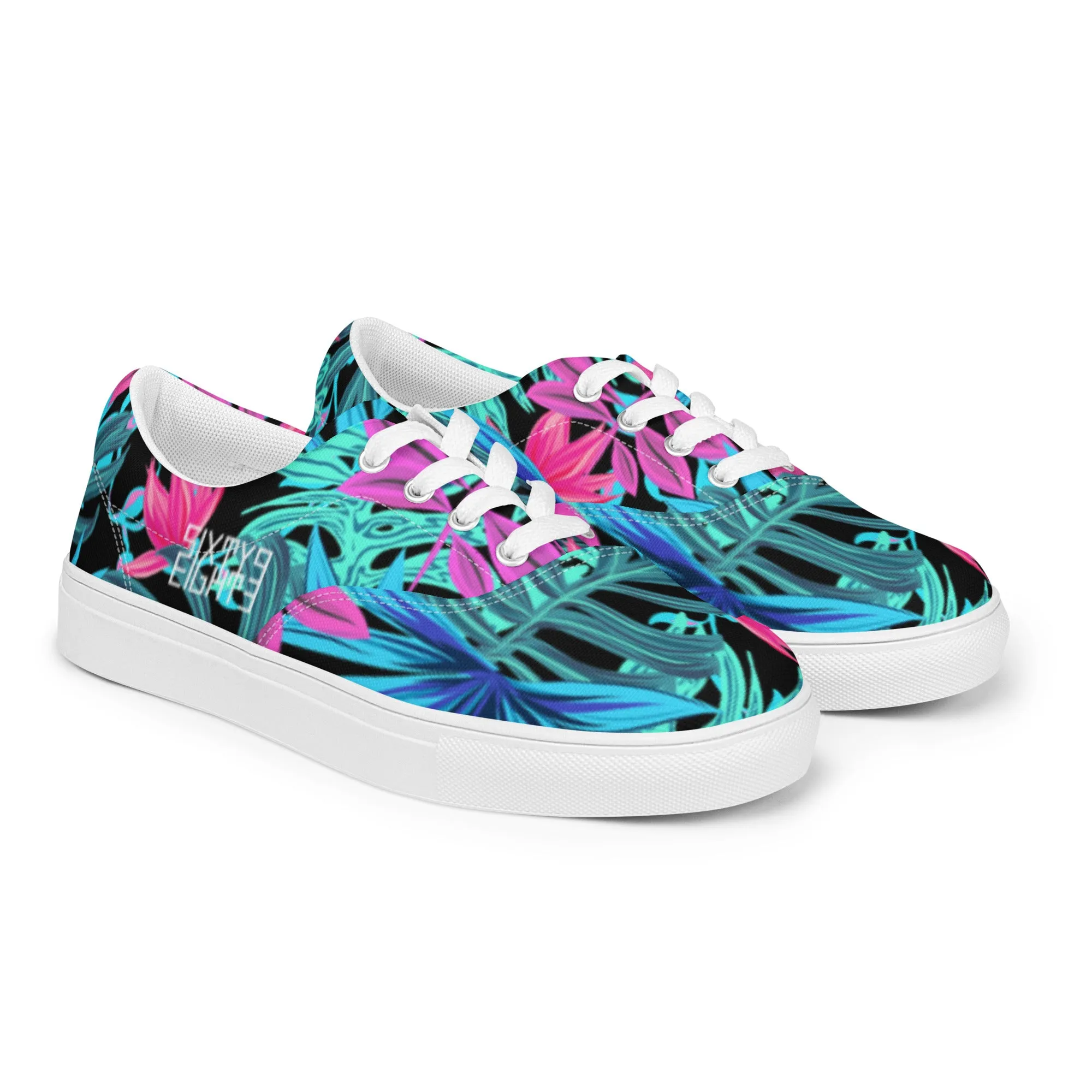 Sixty Eight 93 Logo White Tropical 1.0 Women's Low Top Shoes