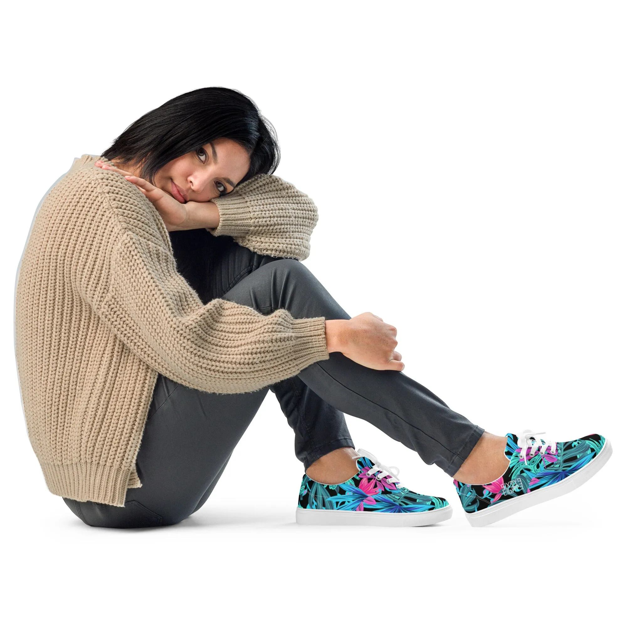Sixty Eight 93 Logo White Tropical 1.0 Women's Low Top Shoes