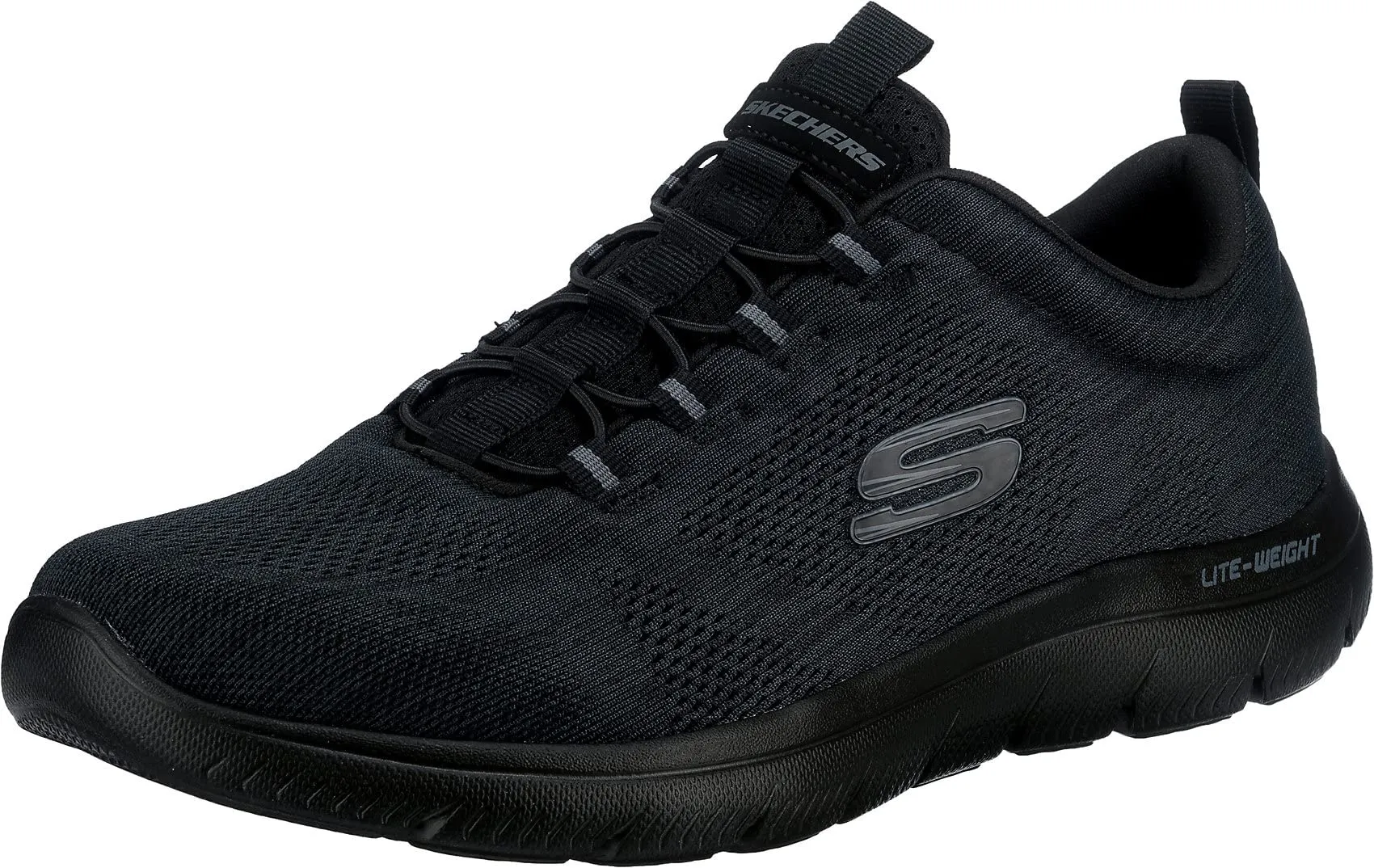 Skechers mens Skechers Men's Summits Louvin Loafer, Black, 11 US