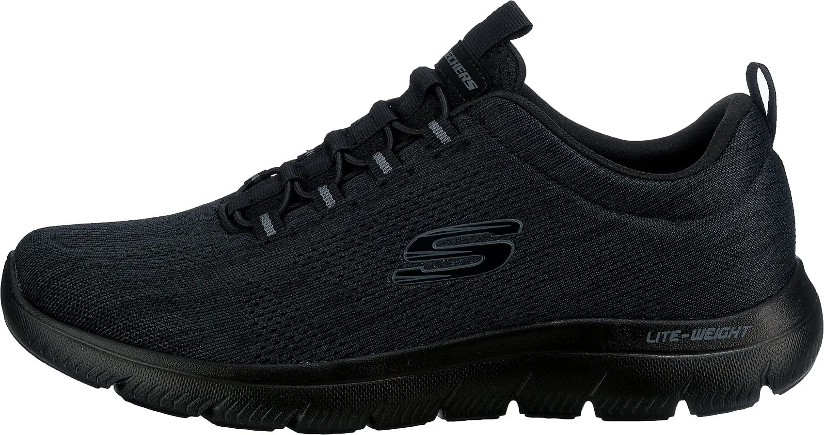 Skechers mens Skechers Men's Summits Louvin Loafer, Black, 11 US