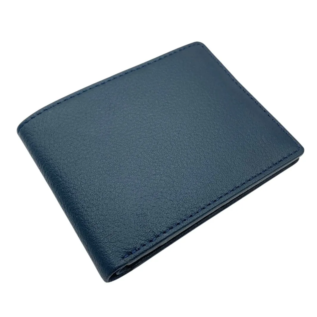 Smooth Top Grain Billfold Wallet # 1250 ZIP PKT