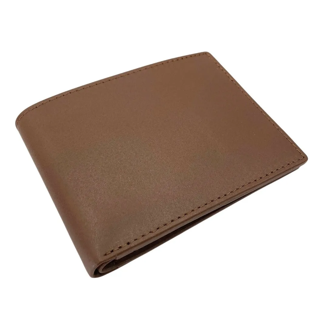 Smooth Top Grain Billfold Wallet # 1250 ZIP PKT