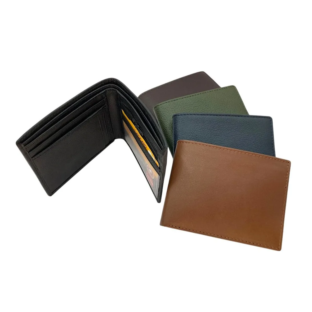 Smooth Top Grain Billfold Wallet # 1250 ZIP PKT