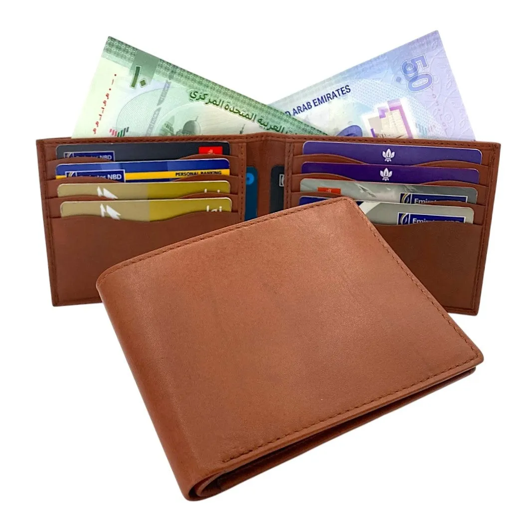 Smooth Top Grain Billfold Wallet # 1608 CC