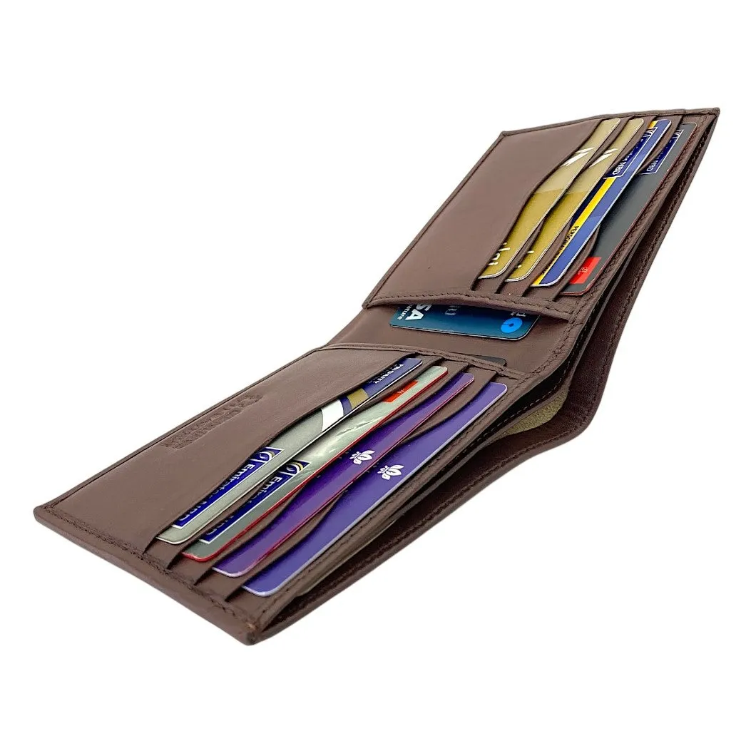 Smooth Top Grain Billfold Wallet # 1608 CC