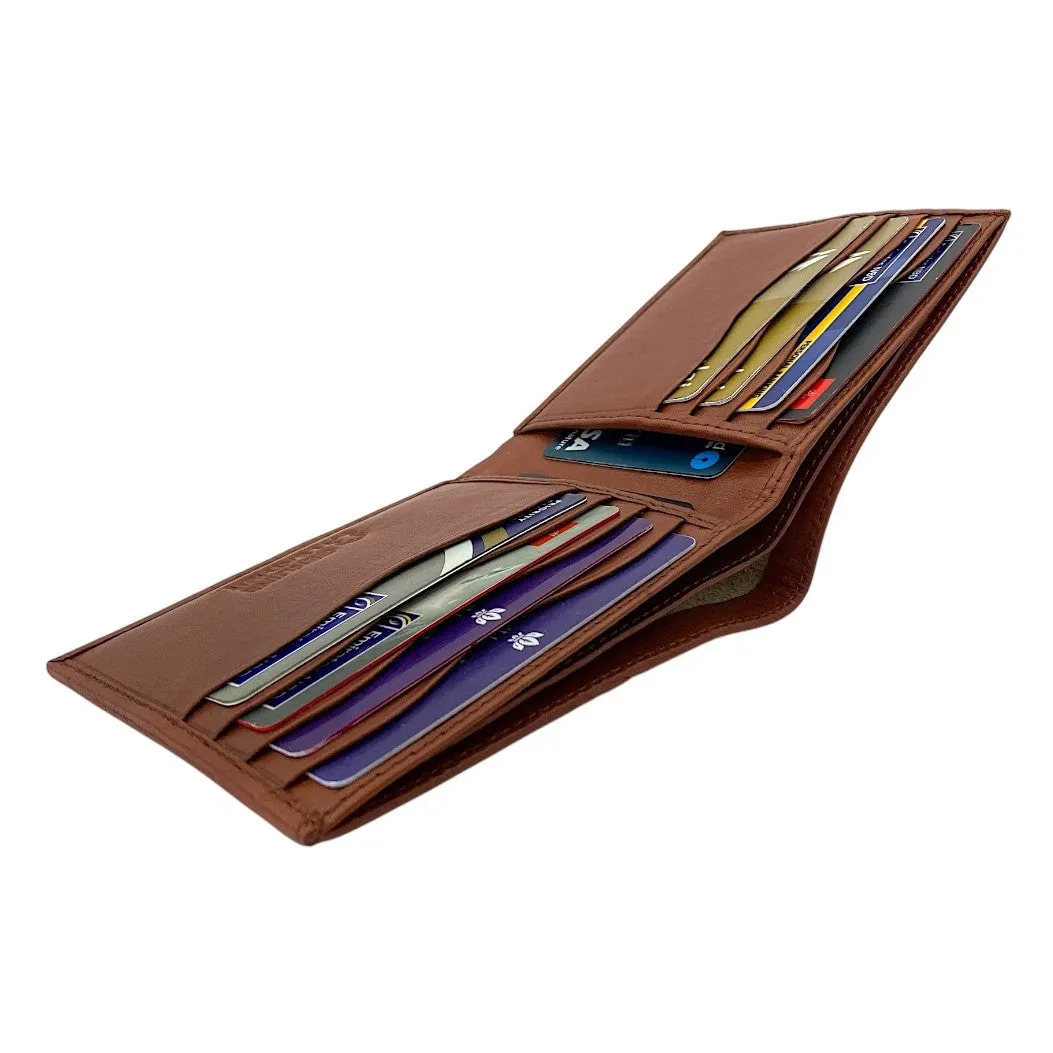 Smooth Top Grain Billfold Wallet # 1608 CC