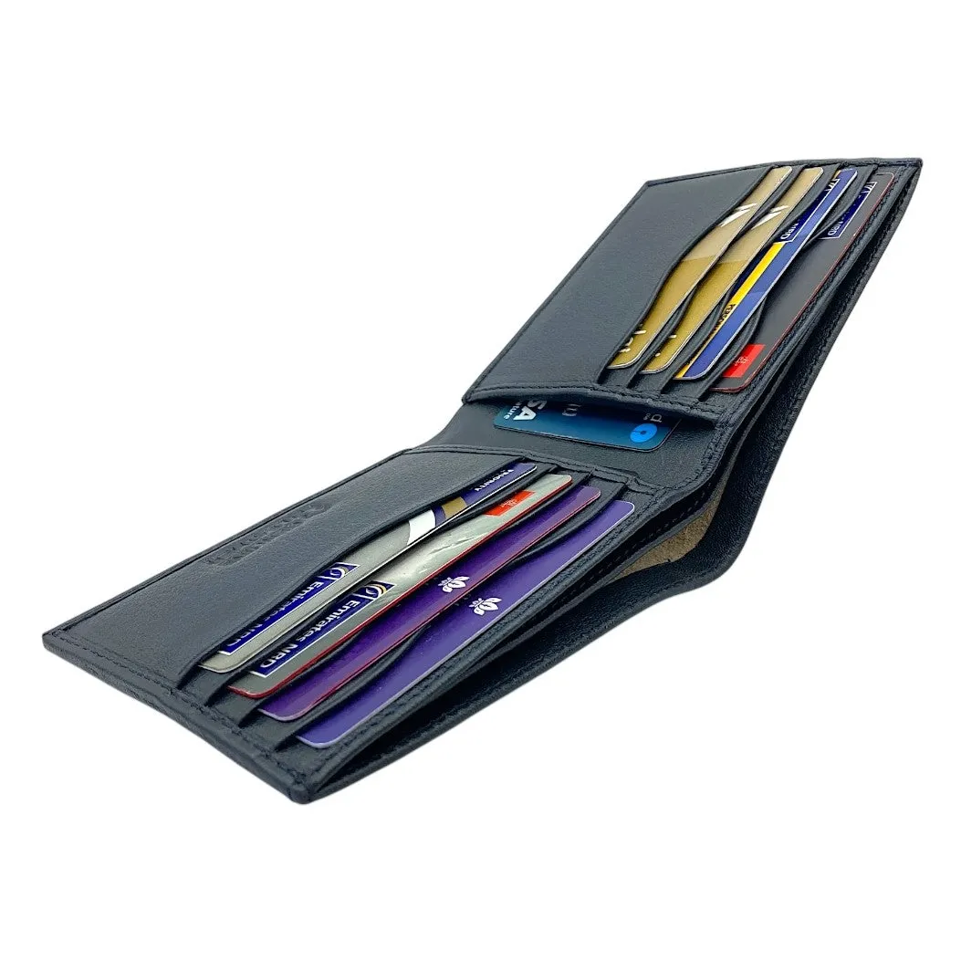 Smooth Top Grain Billfold Wallet # 1608 CC