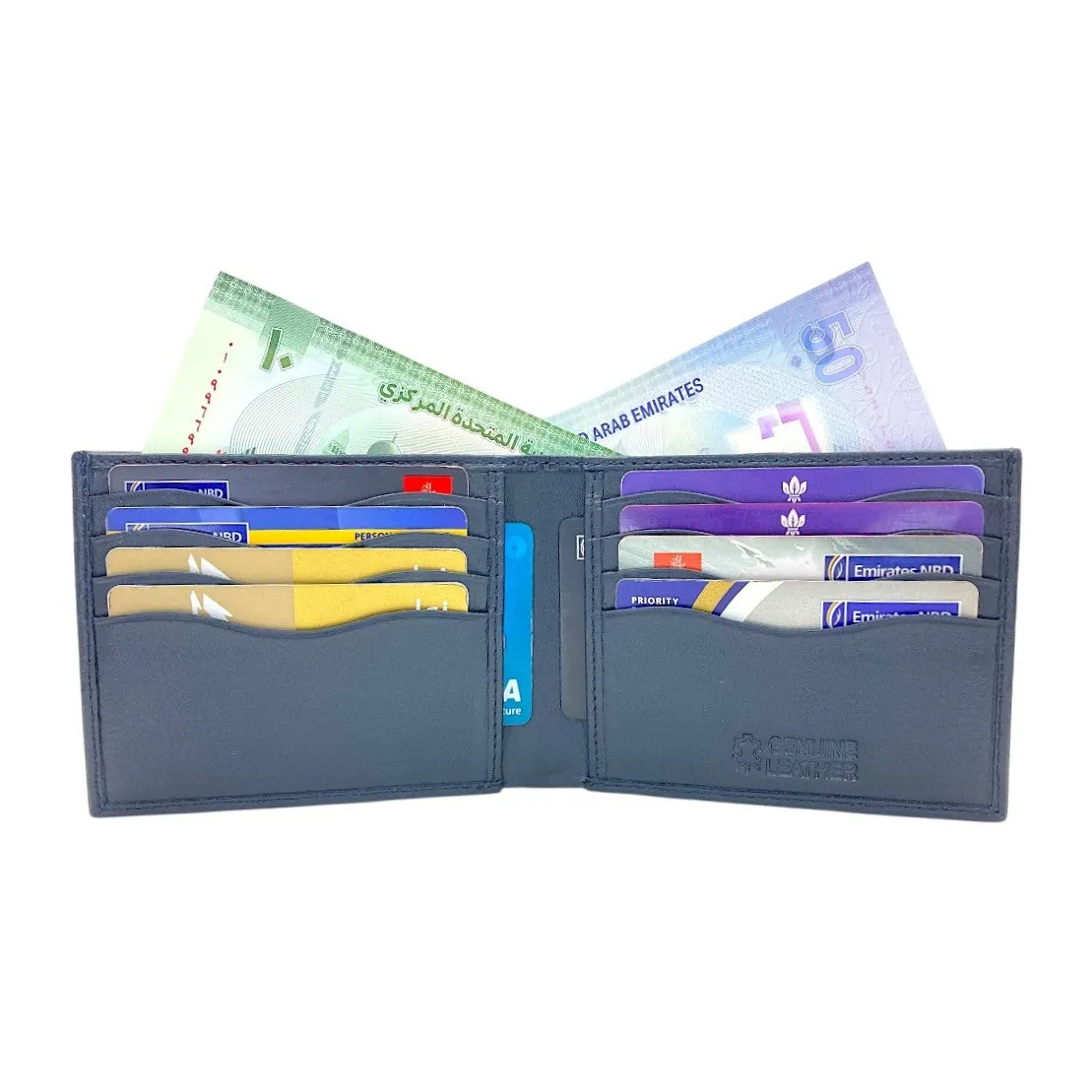 Smooth Top Grain Billfold Wallet # 1608 CC