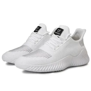 Sneakers Men's Outdoor Road Shoes Breathable Lightweight Non-Slip - White Size US9.5 = US43