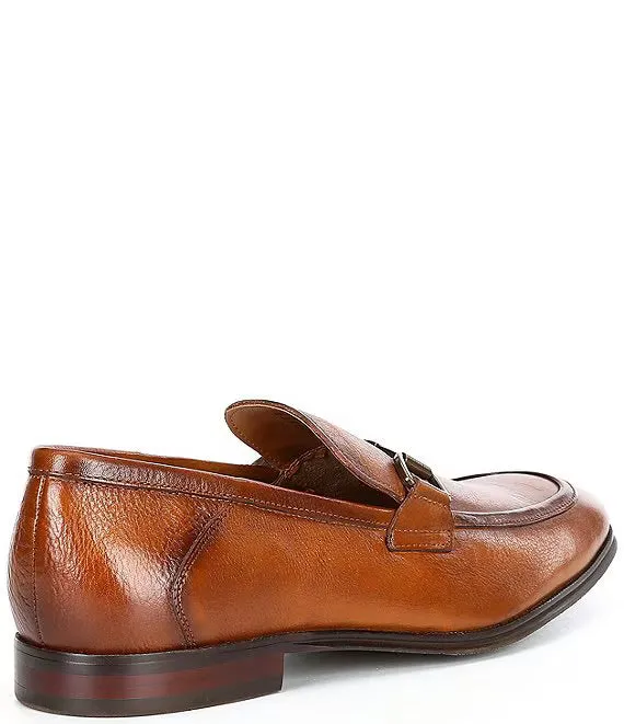 Steve Madden Men's Caspin Bit Dress Loafers  Color Tan Leather Size 9.5